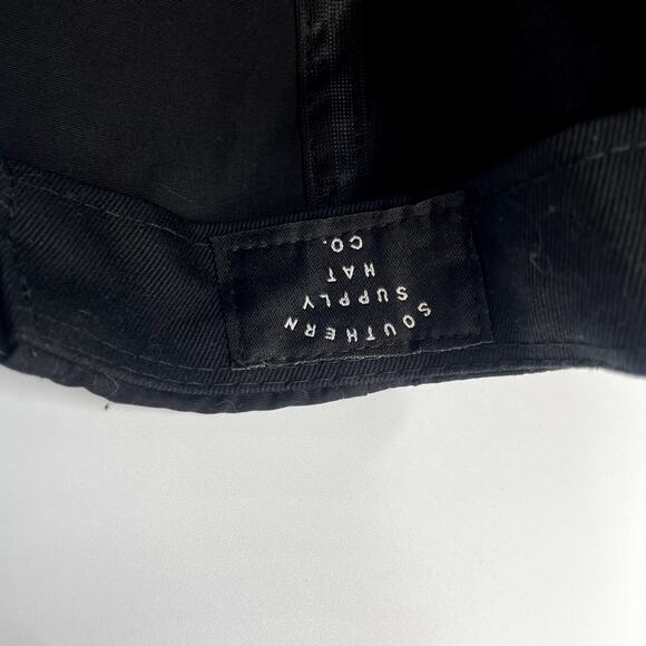 Southern Supply Hat Co. Black Adjustable Hat Nashville Tennessee Baseball Cap - Picture 5 of 5